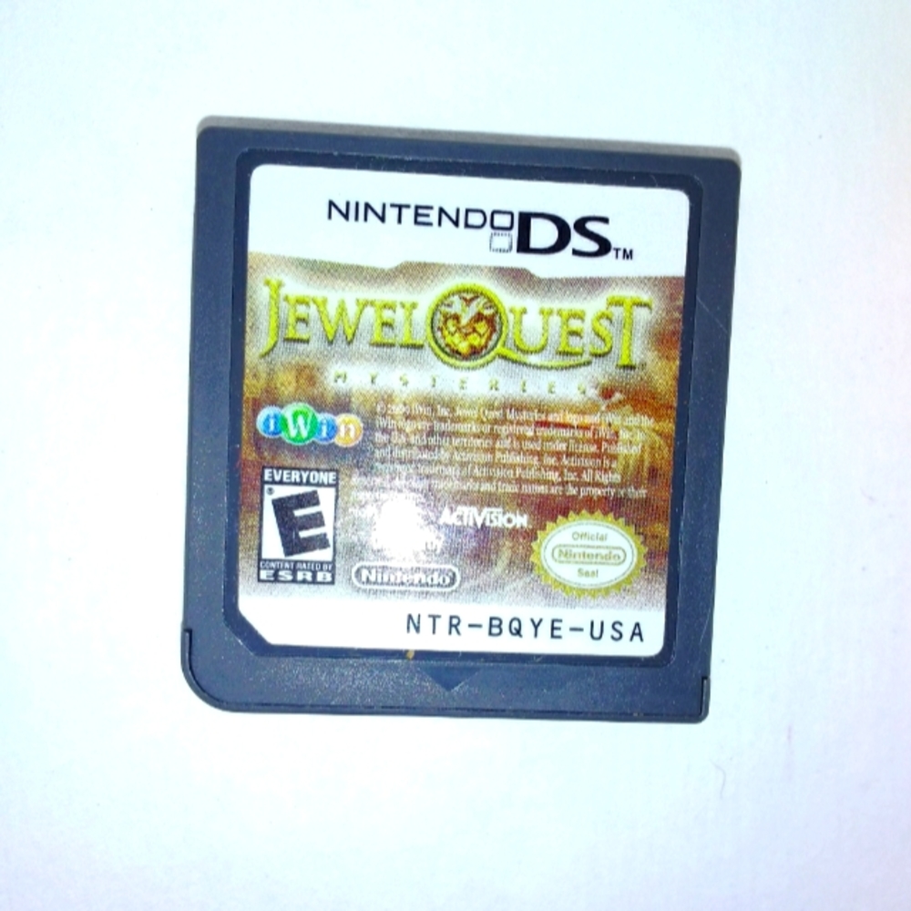Jewel Quest Mysteries Game Cartridge For Nintendo DS